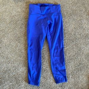 Blu, indigo lululemon leggings, gently worn smoke free home